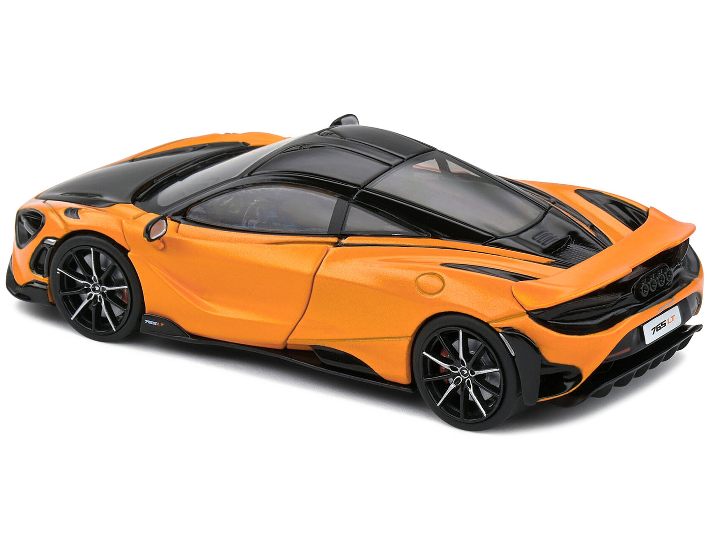 2020 McLaren 765 LT Papaya Spark Orange Metallic and Black 1/43 - Premium McLaren Models from Solido - Just $61.19! Shop now at Rapidvehicles