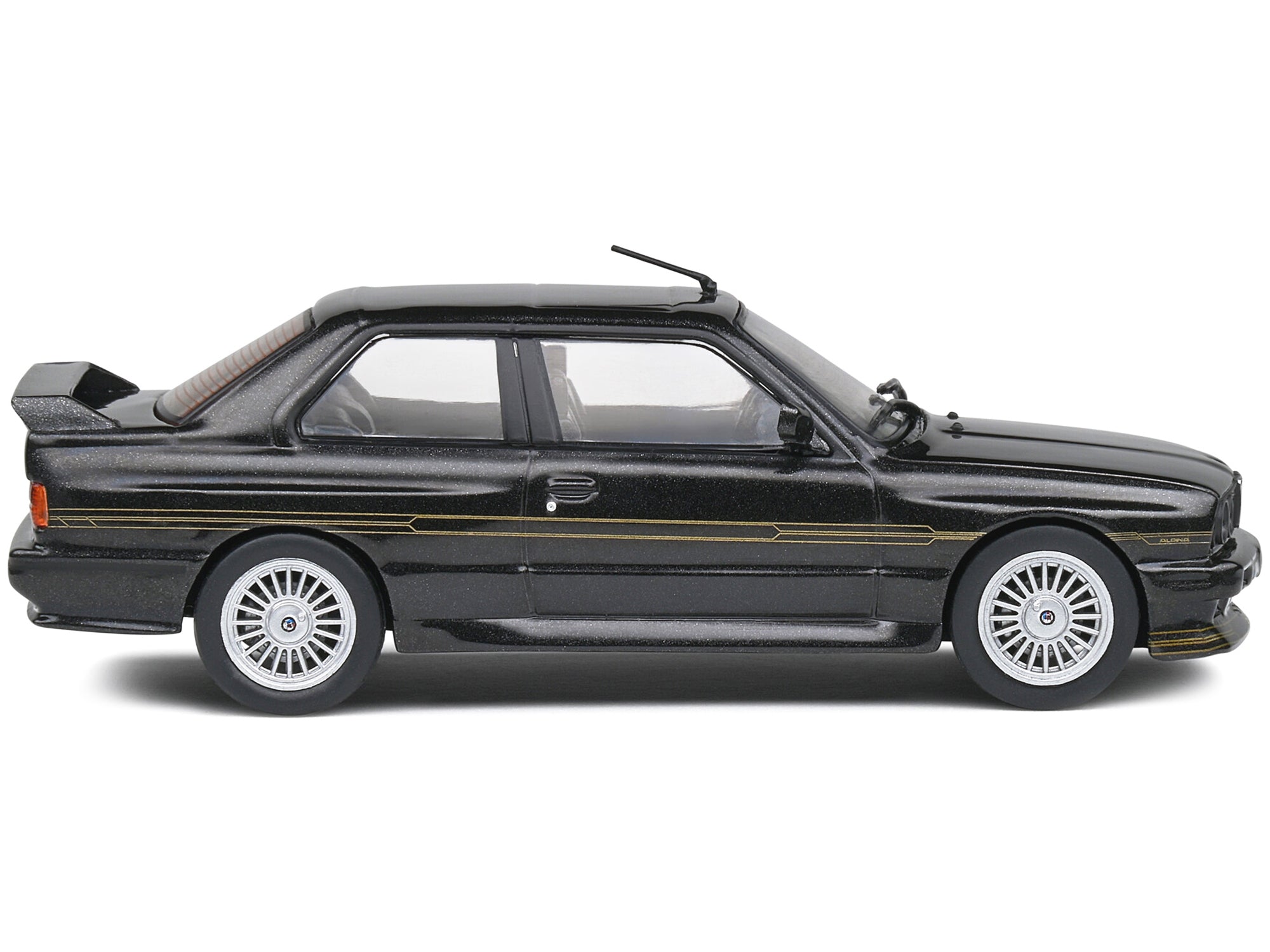 1989 BMW E30 M3 Alpina B6 3.5S Diamond Black Metallic 1/43 Diecast Model Car by Solido - Premium BMW Models from Solido - Just $55.75! Shop now at Rapidvehicles