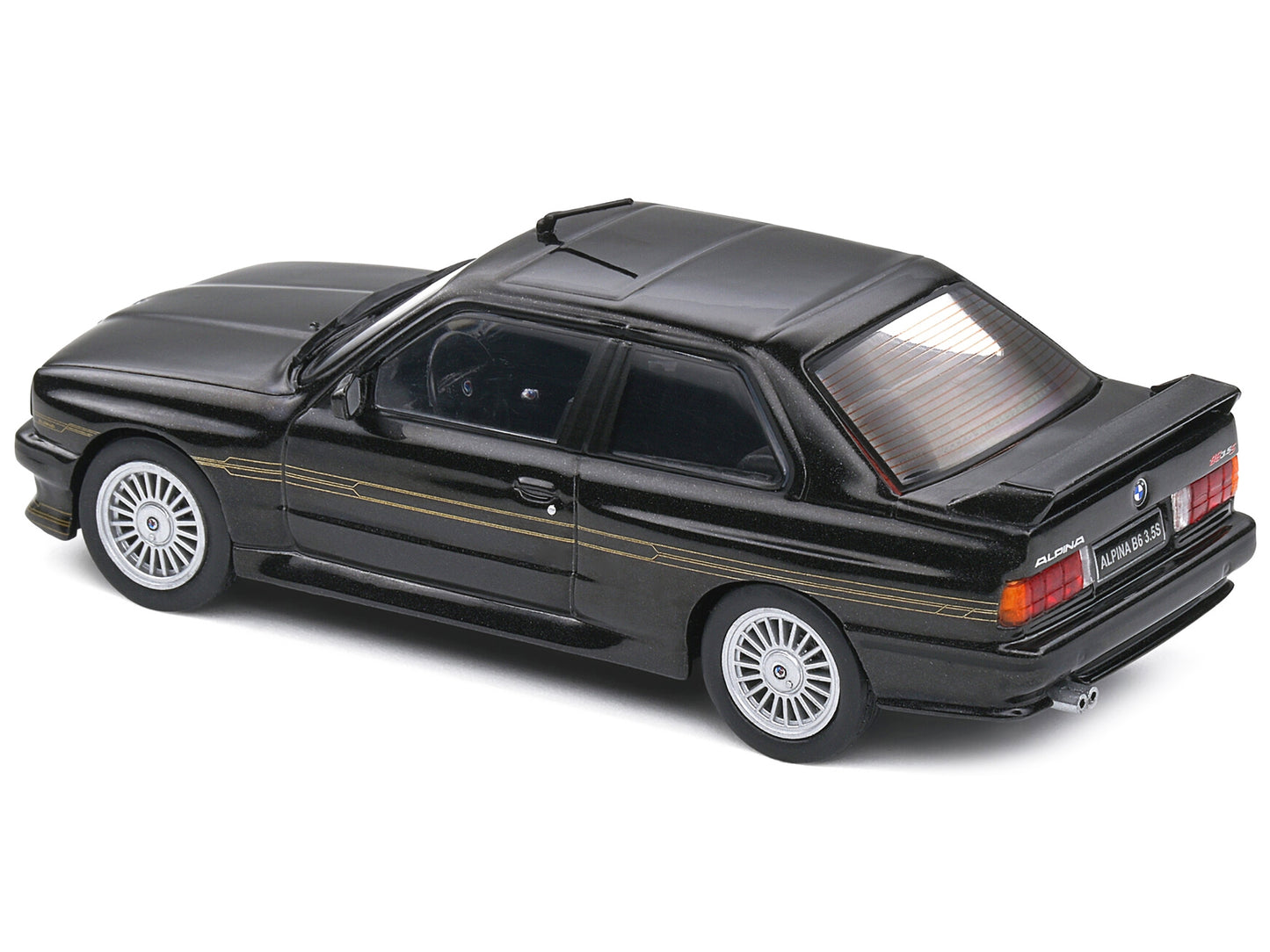 1989 BMW E30 M3 Alpina B6 3.5S Diamond Black Metallic 1/43 - Premium BMW Models from Solido - Just $61.19! Shop now at Rapidvehicles