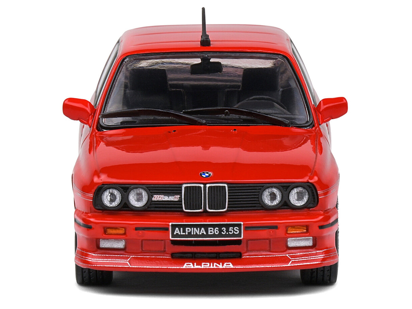 1990 BMW Alpina B6 (E30) Brilliant Red 1/43 Diecast Model Car by