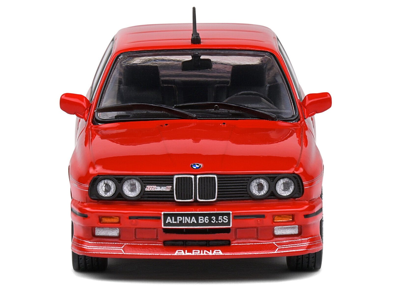 1990 BMW Alpina B6 (E30) Brilliant Red 1/43 Diecast Model Car by Solido