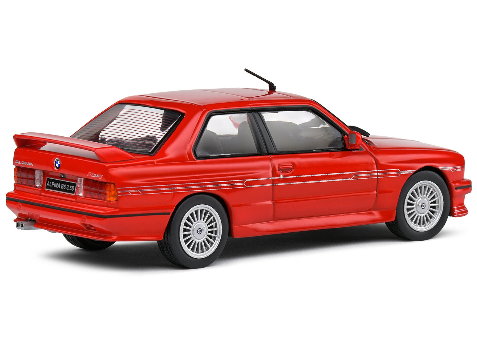 1990 BMW Alpina B6 (E30) Brilliant Red 1/43 Diecast Model Car by Solido