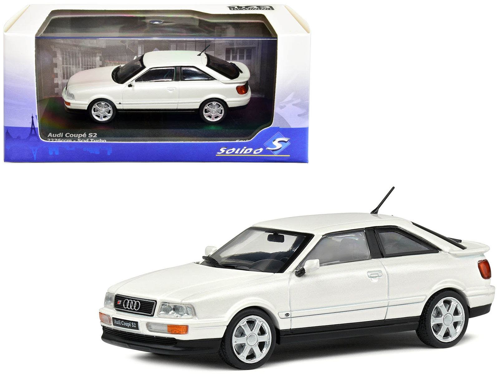 1992 Audi Coupe S2 Pearl White Metallic 1/43 Diecast Model Car by - Premium Audi Models from Solido - Just $61.19! Shop now at Rapidvehicles