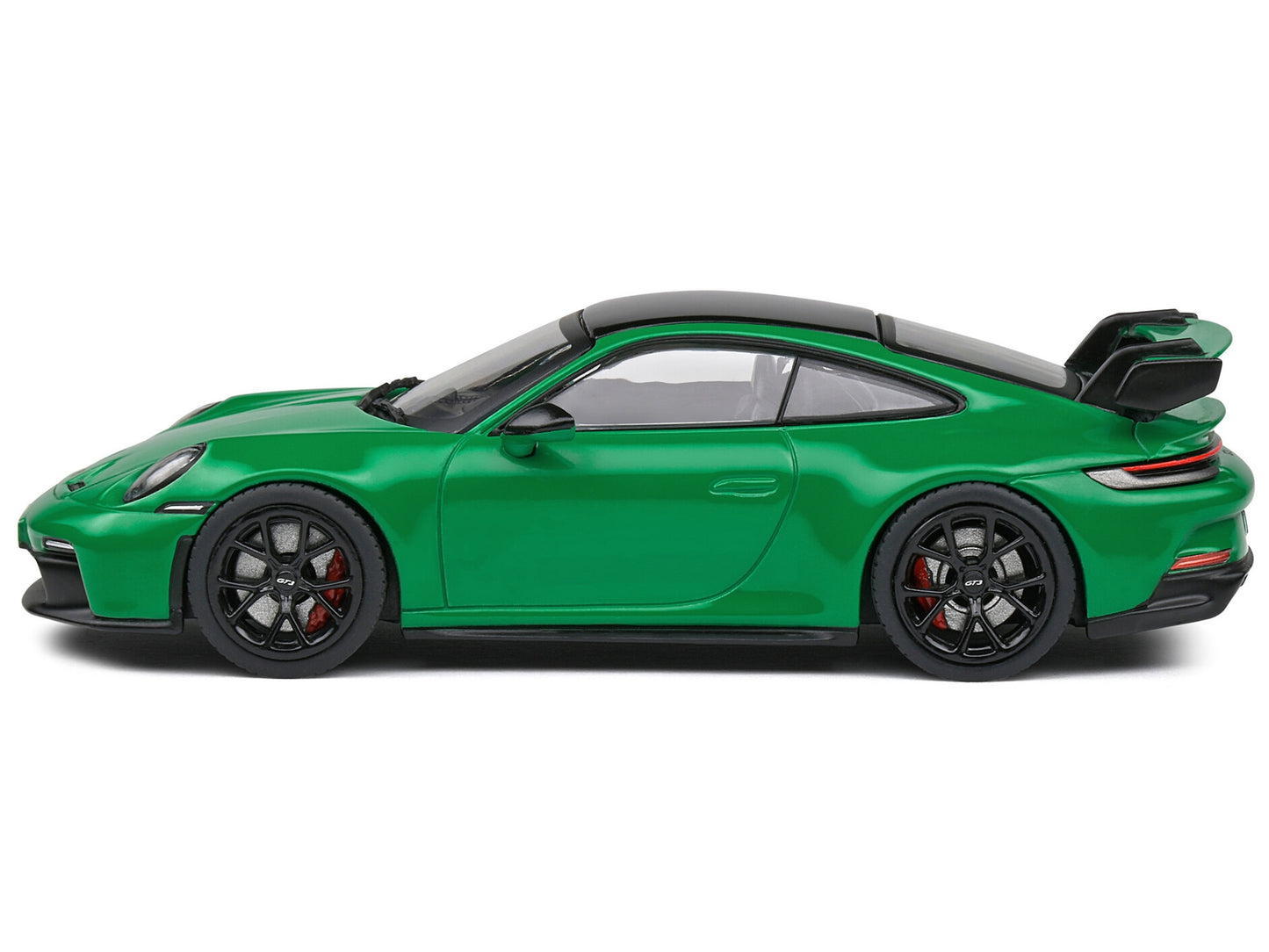 Porsche 911 (992) GT3 Python Green with Black Top 1/43 Diecast