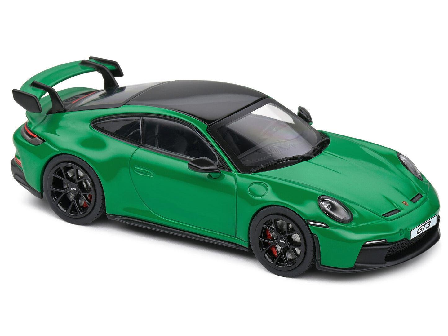 Porsche 911 (992) GT3 Python Green with Black Top 1/43 Diecast