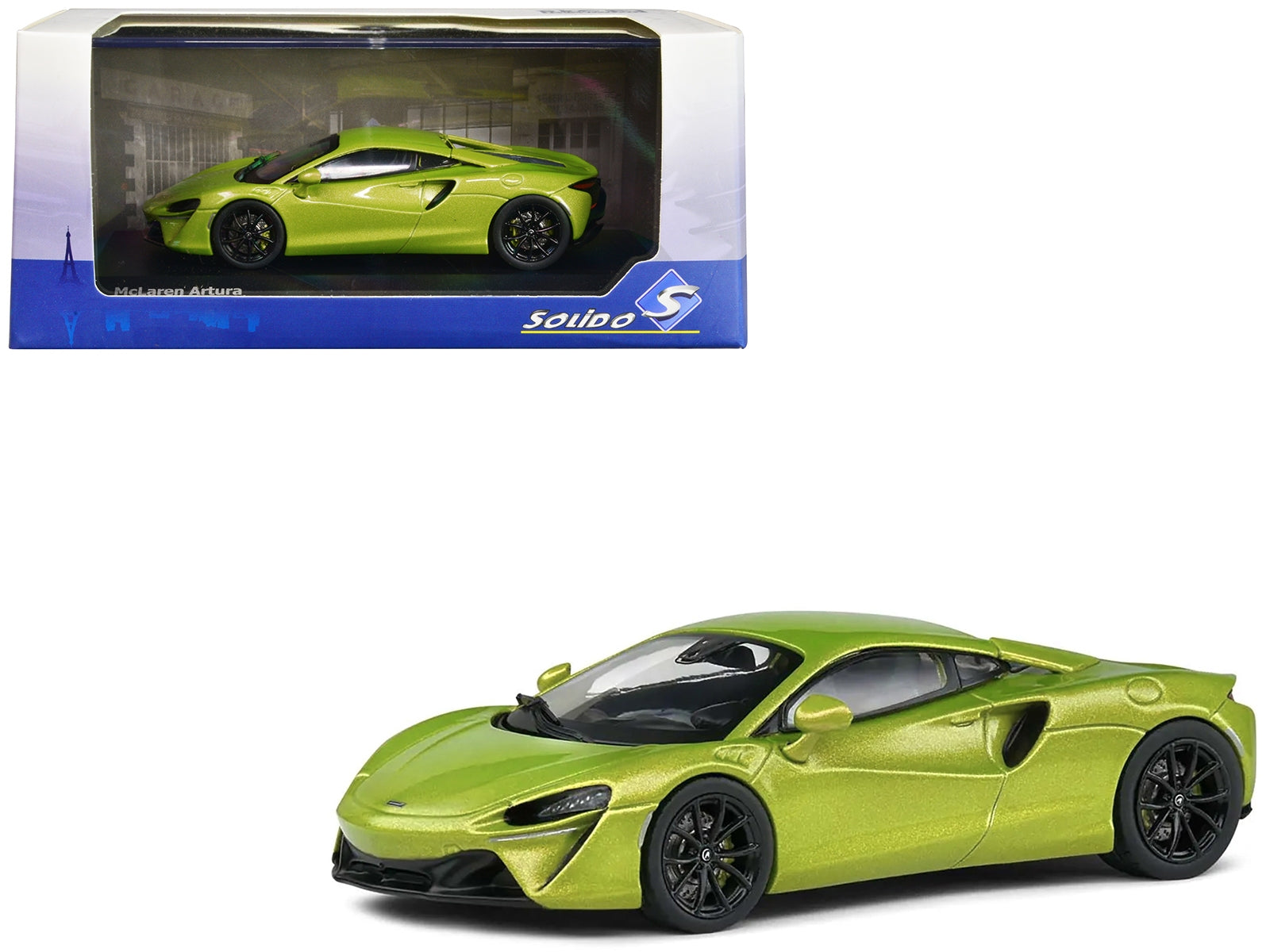 McLaren Artura Hybrid Supercar Light Green Metallic 1/43 Diecast - Premium McLaren Models from Solido - Just $67.99! Shop now at Rapidvehicles