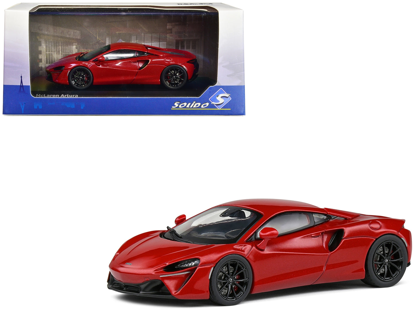 McLaren Artura Hybrid Supercar Amaranth Red Metallic 1/43 Diecast - Premium McLaren Models from Solido - Just $55.75! Shop now at Rapidvehicles