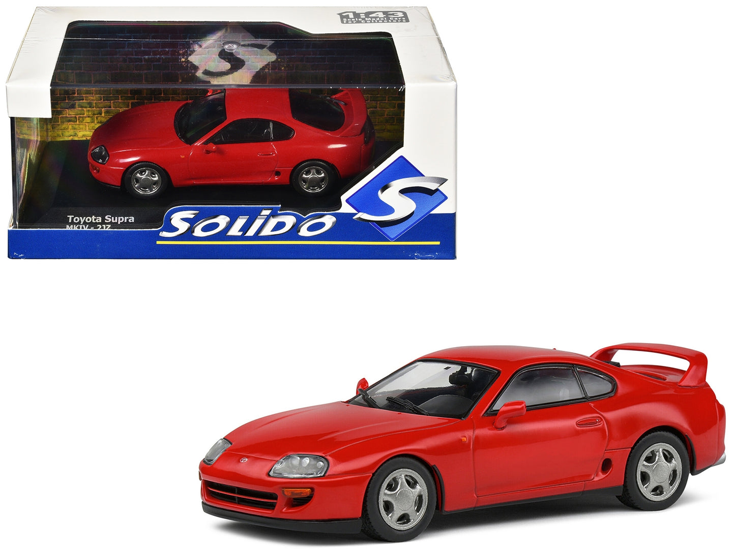 2001 Toyota Supra Mk.4 Red 1/43 Diecast Model Car by Solido - Premium Toyota Models from Solido - Just $57.37! Shop now at Rapidvehicles