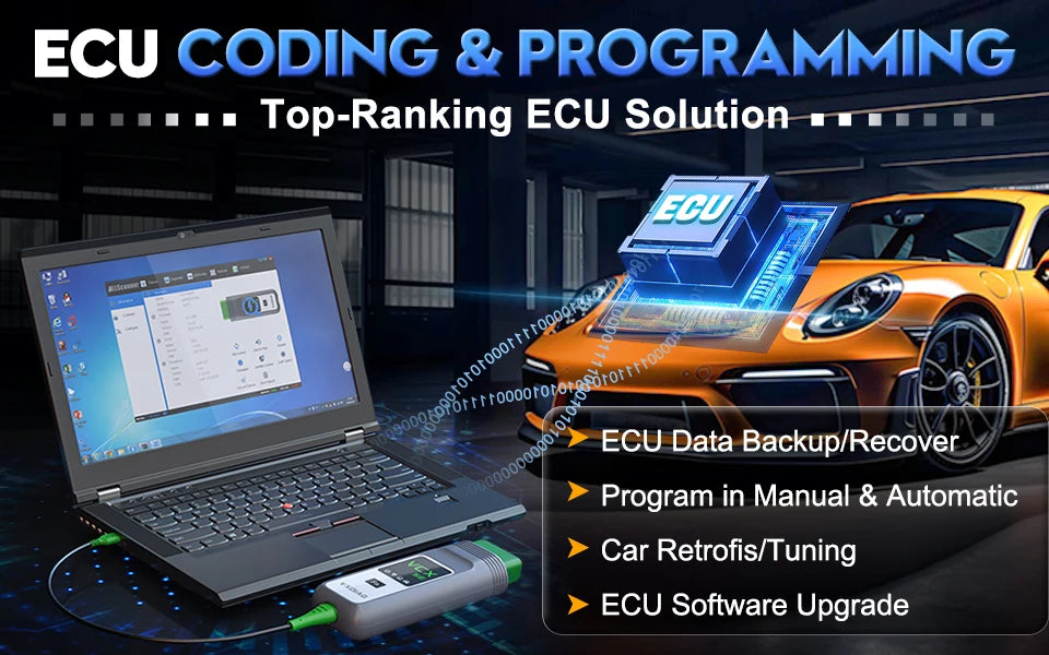 VXDIAG VCX SE J2534 Passthru Programmer OEM Reprogramming Diagnostic Tool for 11+ Brands for Mercedes Benz VW BMW JLR Porsche