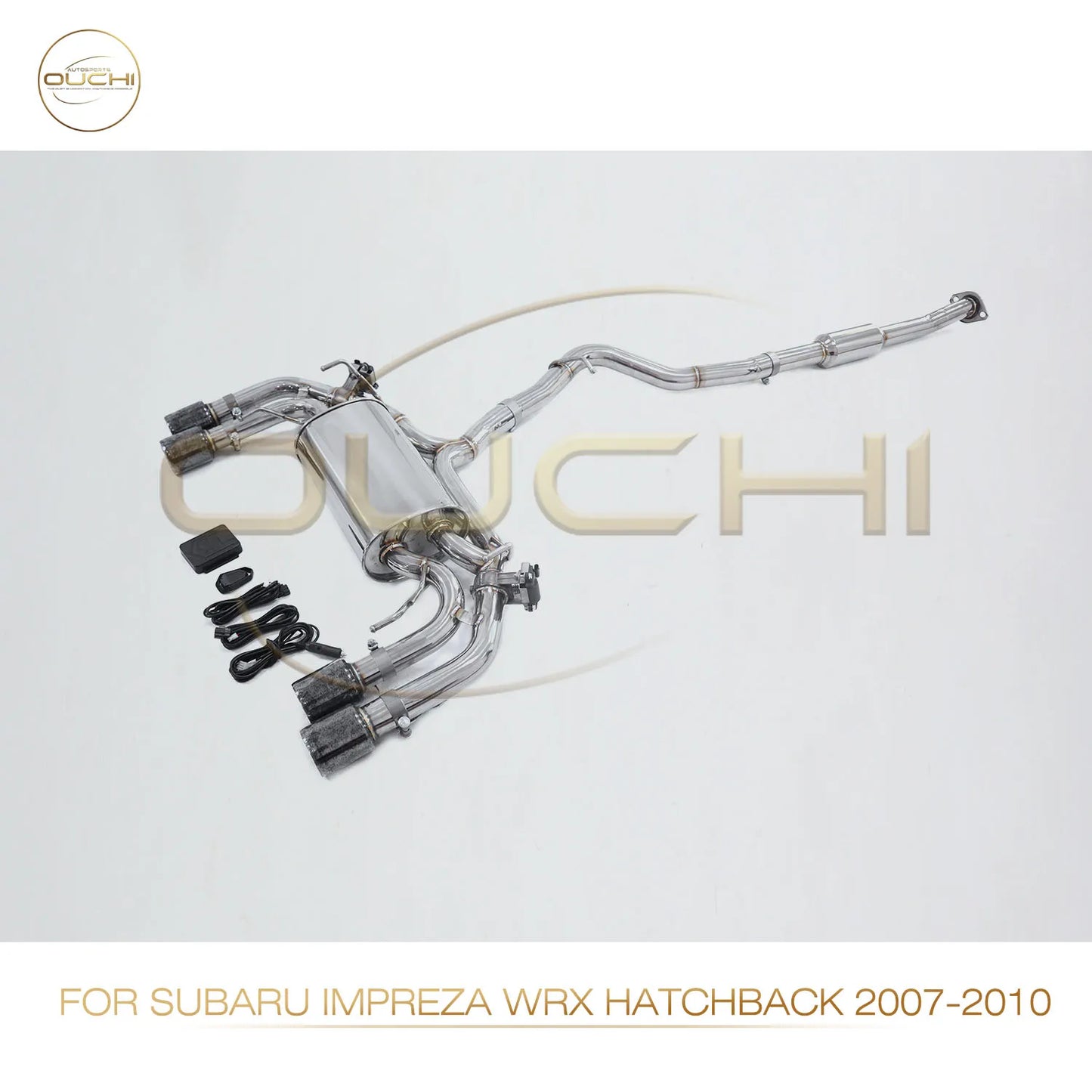 OUCHI Factory Direct Sales For Subaru Impreza WRXSTI Sedan 2007-2010 Stainless Steel With Electronic Valve Exhaust Catback