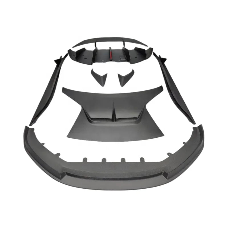 For Lotus Emira Upgrade V Style Dry Carbon Fiber Front Lip Side Skirts Rear Diffuser Rear Spoiler Hood Side air Vents