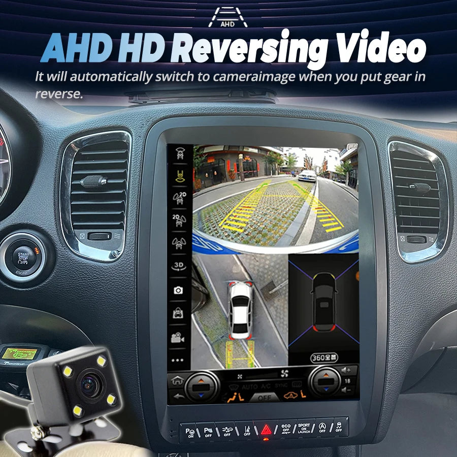 Carplay For Dodge Durango 2012 - 2019 Android13 Car Stereo Car Radio with touch Screen Radio Player Car GPS Navigation Head Unit