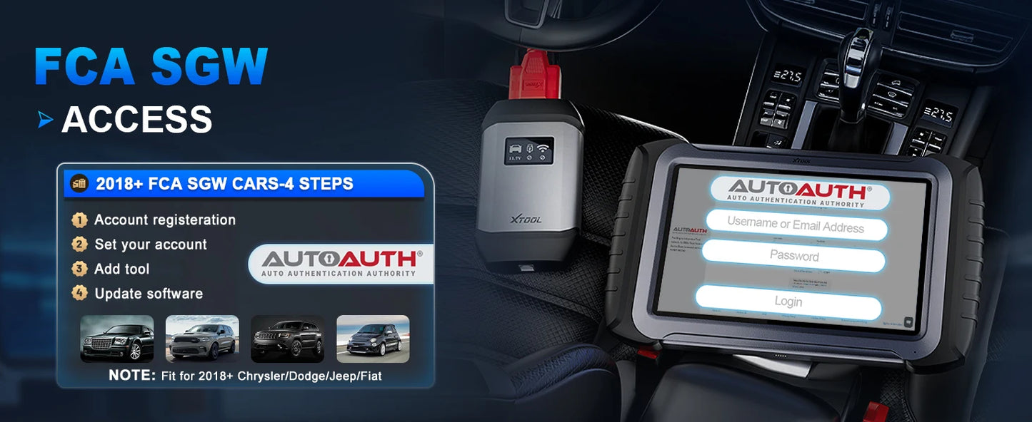 XTOOL InPlus IP919 MAX Bluetooth Car Diagnostic Tools ECU Programming J2534 Bi-directional 42+ Resets Scanner With Topology FCA