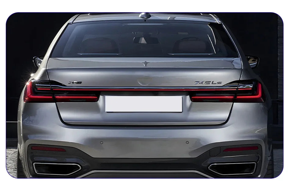 Upgraded Through Taillights Accessories for BMW 7 Series F01 F02 G11 G12 730Li 740Li 750Li 2008-2019 LED Car Taillights Assembly