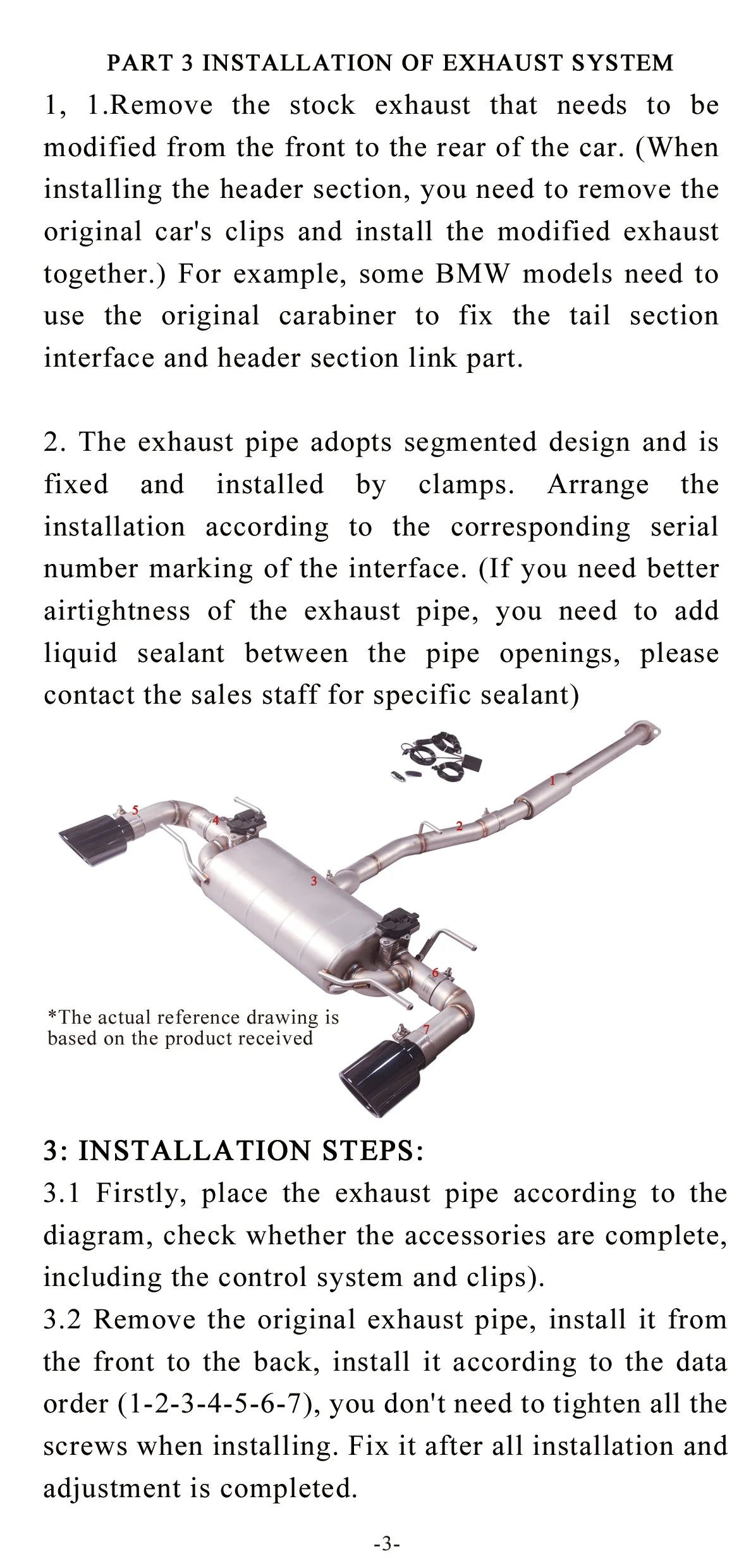 GFC Catback Exhaust Muffler for 2018 10th Gen Honda Civic FC1 1.5T, Car Electric Valve Exhaust System Made of Stainless Steel