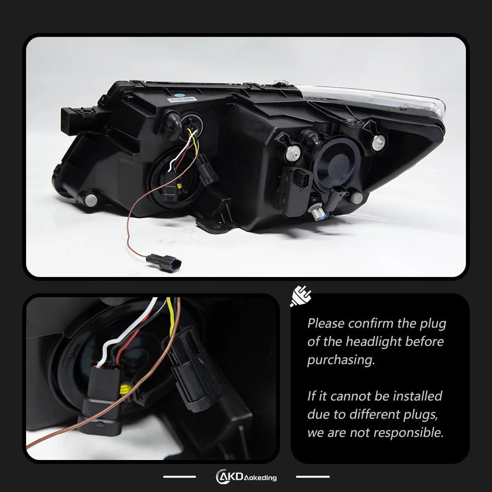 AKD Car Styling for Dodge JCUV Journey 2009-2016 LED Headlight Fiat Freemont LED DRL Hid Angel Eye Bi Xenon Beam Accessories