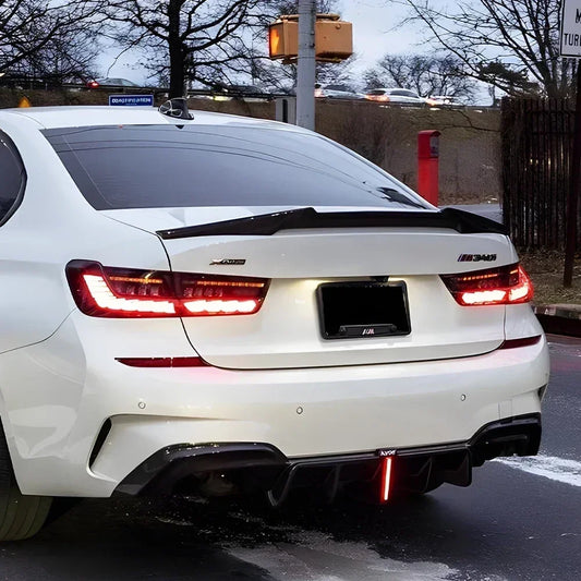 Car Taillights For BMW 3 Series G20 G28 320i 325i 330i 2020-2024 Upgrade LED Dynamic Dragon Scale Taillight Accessories Assembly