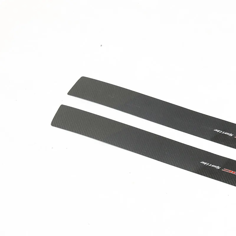 For Maserati GranTurismo GT GTS GC MC carbon fiber welcome pedal decorative strip and threshold strip replacement style 2007-20