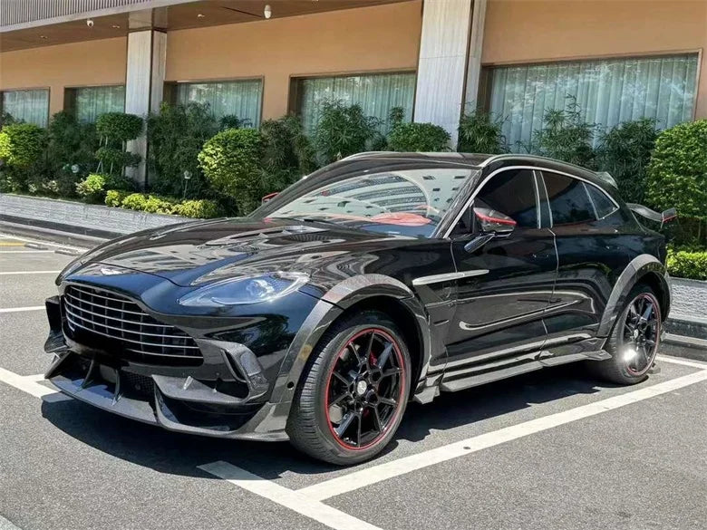 For Aston Martin DBX M Style Bodykit Dry carbon fiber front lip fender side skirt rear diffuser rear spoiler exhaust pipe