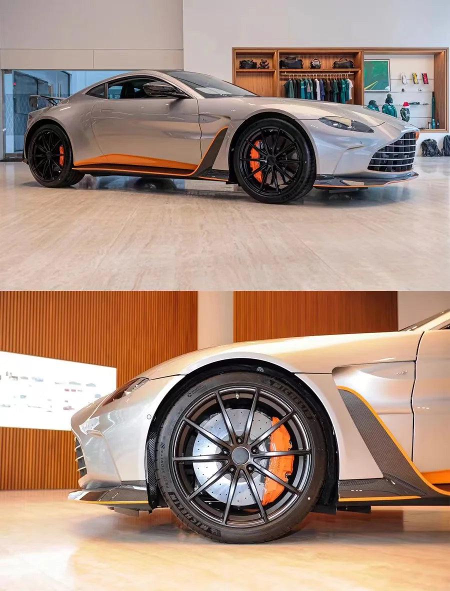 High-quality goodsHigh-Quality Carbon Fiber Body Kit for Aston Martin Vantage V12 Style Front Bumper Rear Bumper Bodykit