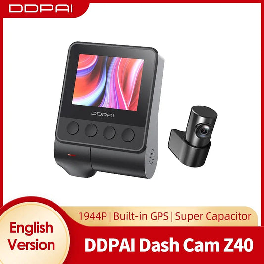 Color Name: Red, Sd Card Memory: None - DDPAI Z40 Dash Cam Car - Premium Car Electronics from ddpai - Just $242.99! Shop now at Rapidvehicles