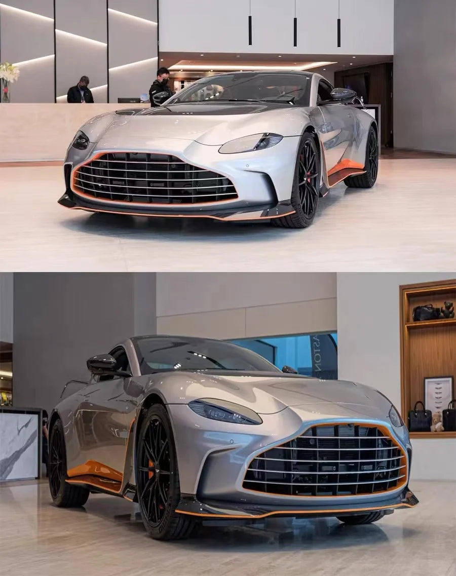 High-quality goodsHigh-Quality Carbon Fiber Body Kit for Aston Martin Vantage V12 Style Front Bumper Rear Bumper Bodykit