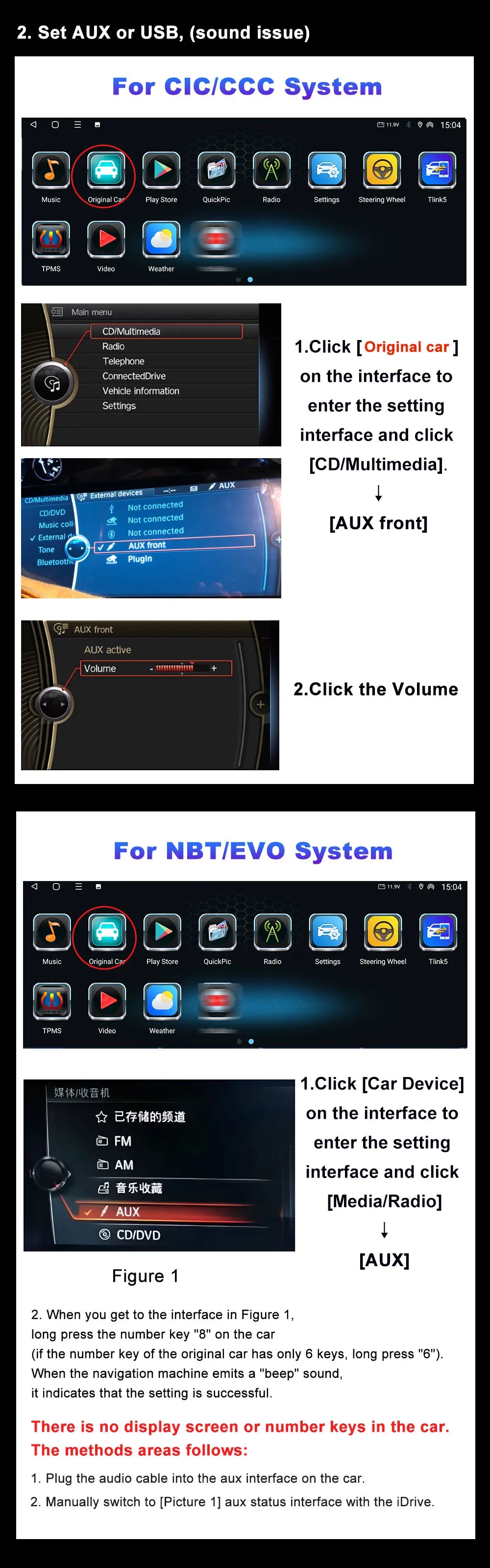 RHD For BMW 5 Series F10 F11 2011 - 2017 Android Wireless Carplay Radio Multimedia Player GPS WIFI DSP Stereo Screen Accessories