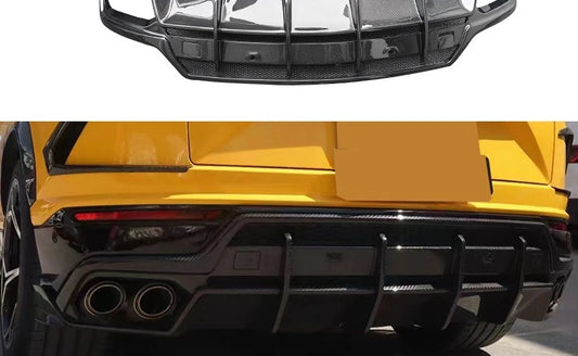 Suitable for Lamborghini URUS Carbon Fiber Rear Lip Surrounded Dry Carbon Spoiler Modified Auto Parts Trim