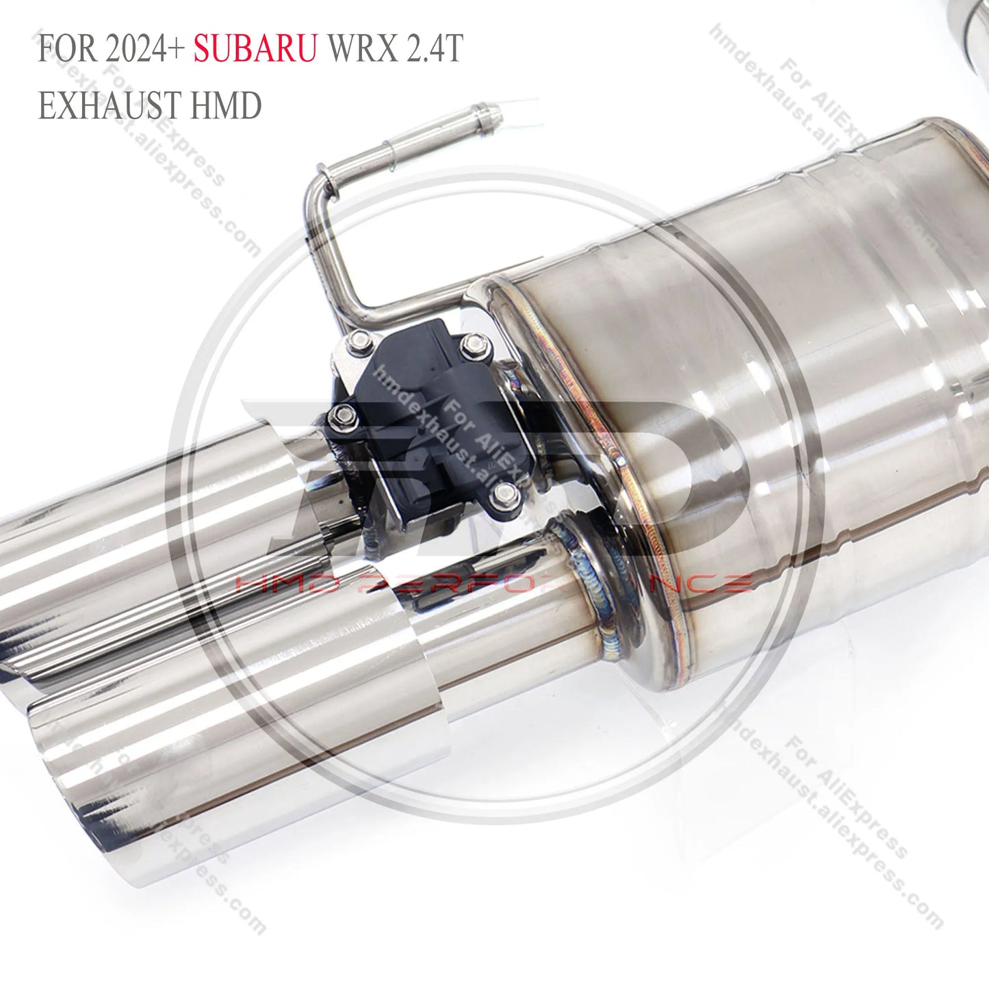 HMD Exhaust Muffler Valve Pipes Auto Performance Parts for 2024+ Subaru WRX 2.4T Valves Exhaust