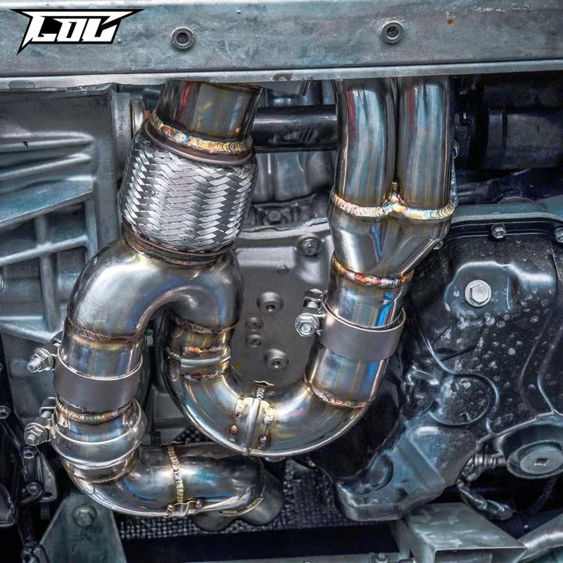 High Performance Titanium Alloy Catback Exhaust for LOTUS Evora GT410 3.5 2017-2019 Engine Downpipe