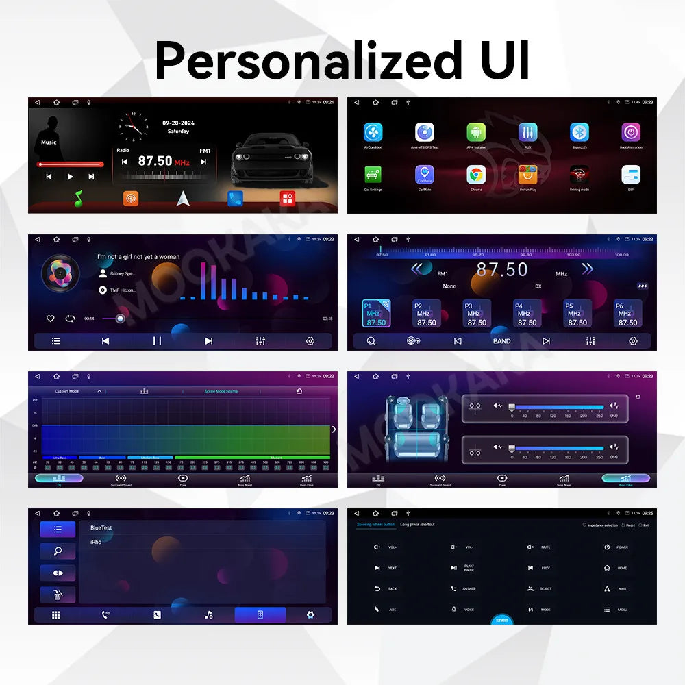 12.3inch Android 13 Touch Screen 8+256GB Car Stereo For Dodge Charger 2011-2019 Car Radio Player GPS Navigation CarPlay HeadUnit