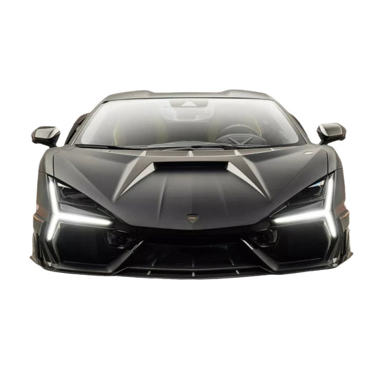 For Lamborghini Revuelto Upgrade M Style Dry Carbon Fiber Front Lip Side Skirt Rear Diffuser Hood Rear Spoiler