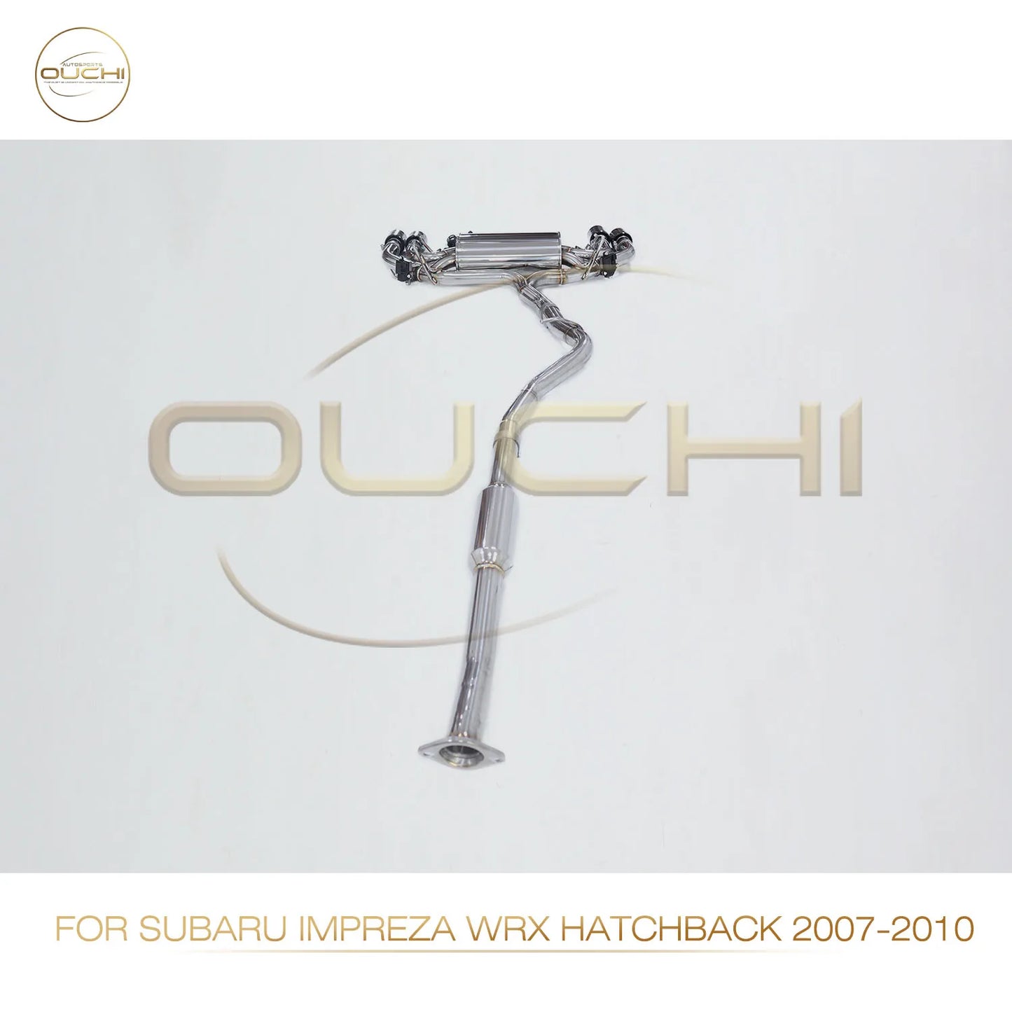 OUCHI Factory Direct Sales For Subaru Impreza WRXSTI Sedan 2007-2010 Stainless Steel With Electronic Valve Exhaust Catback