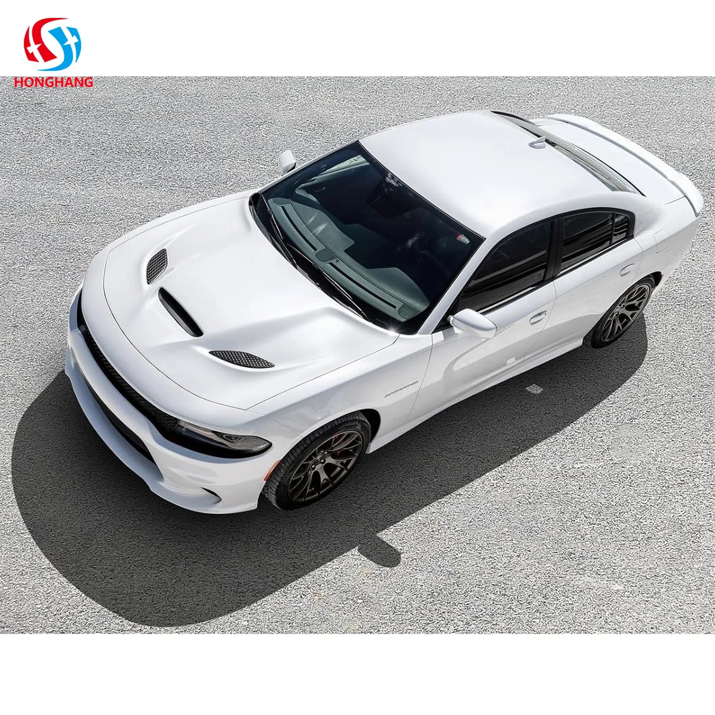 HongHang Factory Auto Car Front Engine Hellcat Hood for Dodge Charger Accseeories Hoods 2013-2021