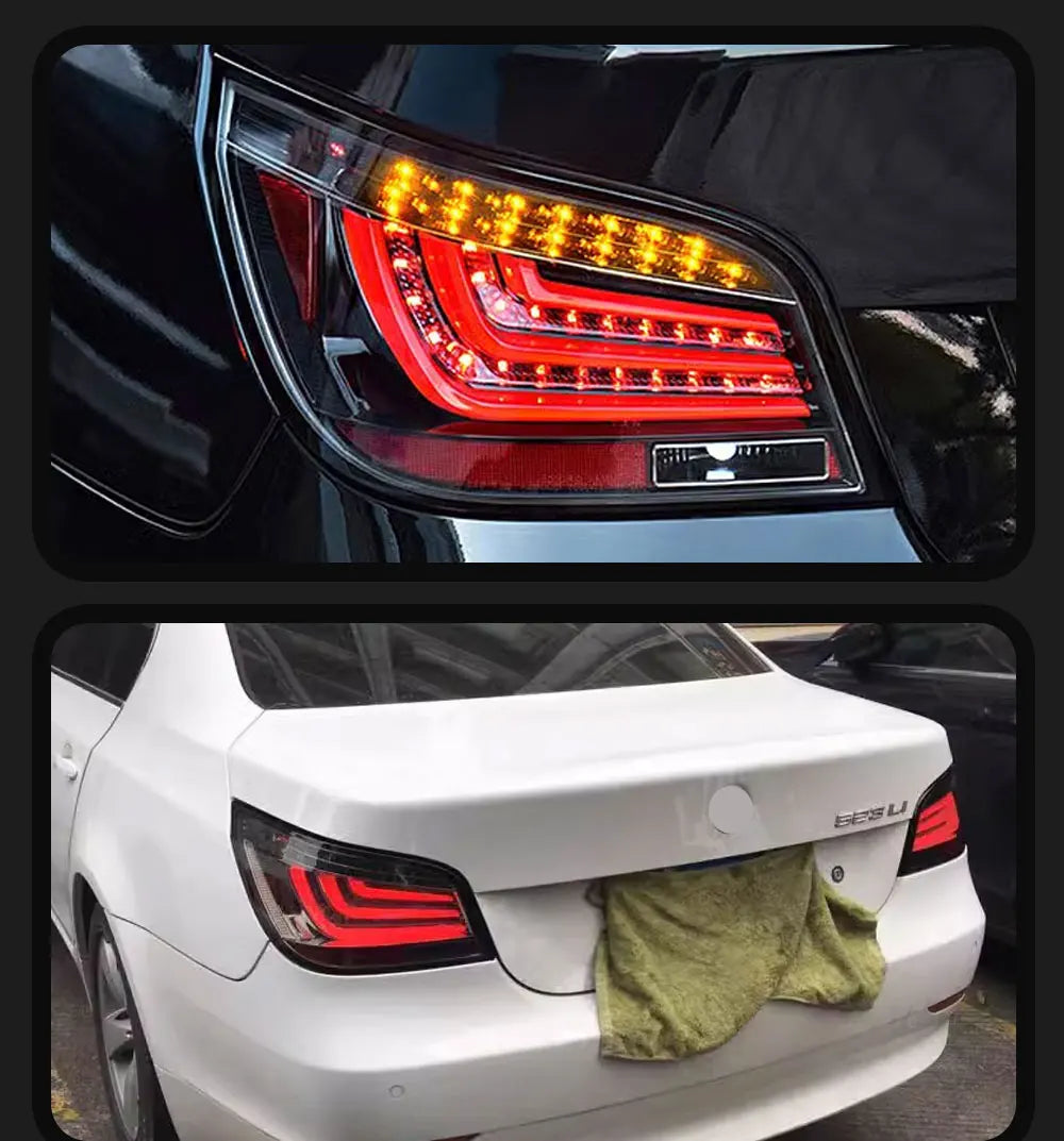 TYPY Car Tail Lights For BMW 5 Series E60 Taillight 2003-2009 LED LED Projetor Tail Lamp Daytime Running Light Auto Accessories