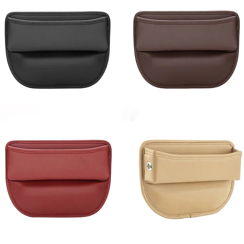 Color Name: Brown - Car Front Seat Crevice Storage Box Pocket For - Premium Interior Accessories from zhengyuhan - Just $36.89! Shop now at Rapidvehicles