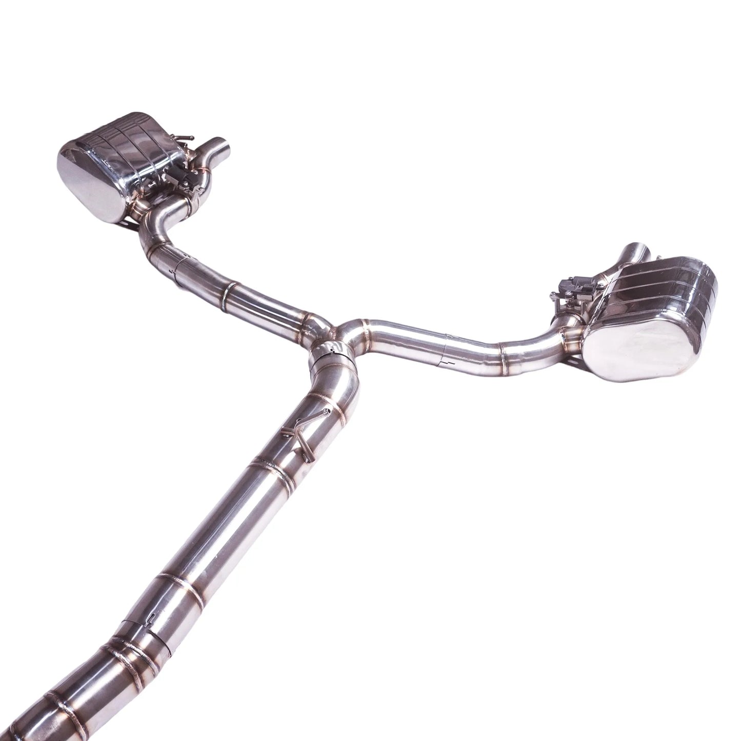 【 Customized Product 】304 stainless steel Mercedes-Benz CLS450 3.0T M256 valve-controlled muffler Exhaust System 89mm