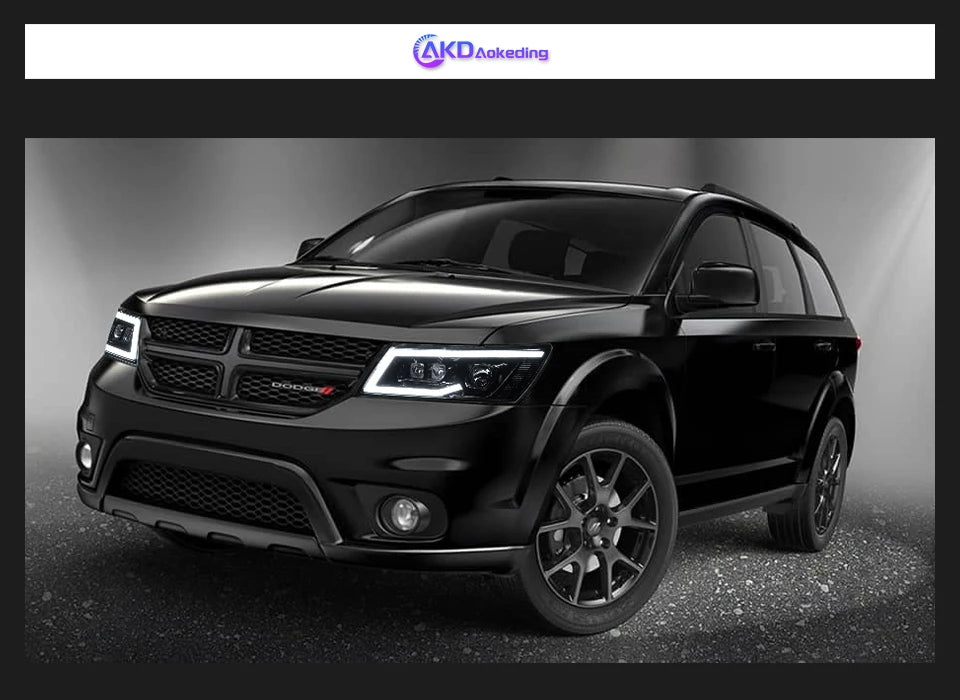 AKD Car Styling for Dodge JCUV Journey 2009-2016 LED Headlight Fiat Freemont LED DRL Hid Angel Eye Bi Xenon Beam Accessories