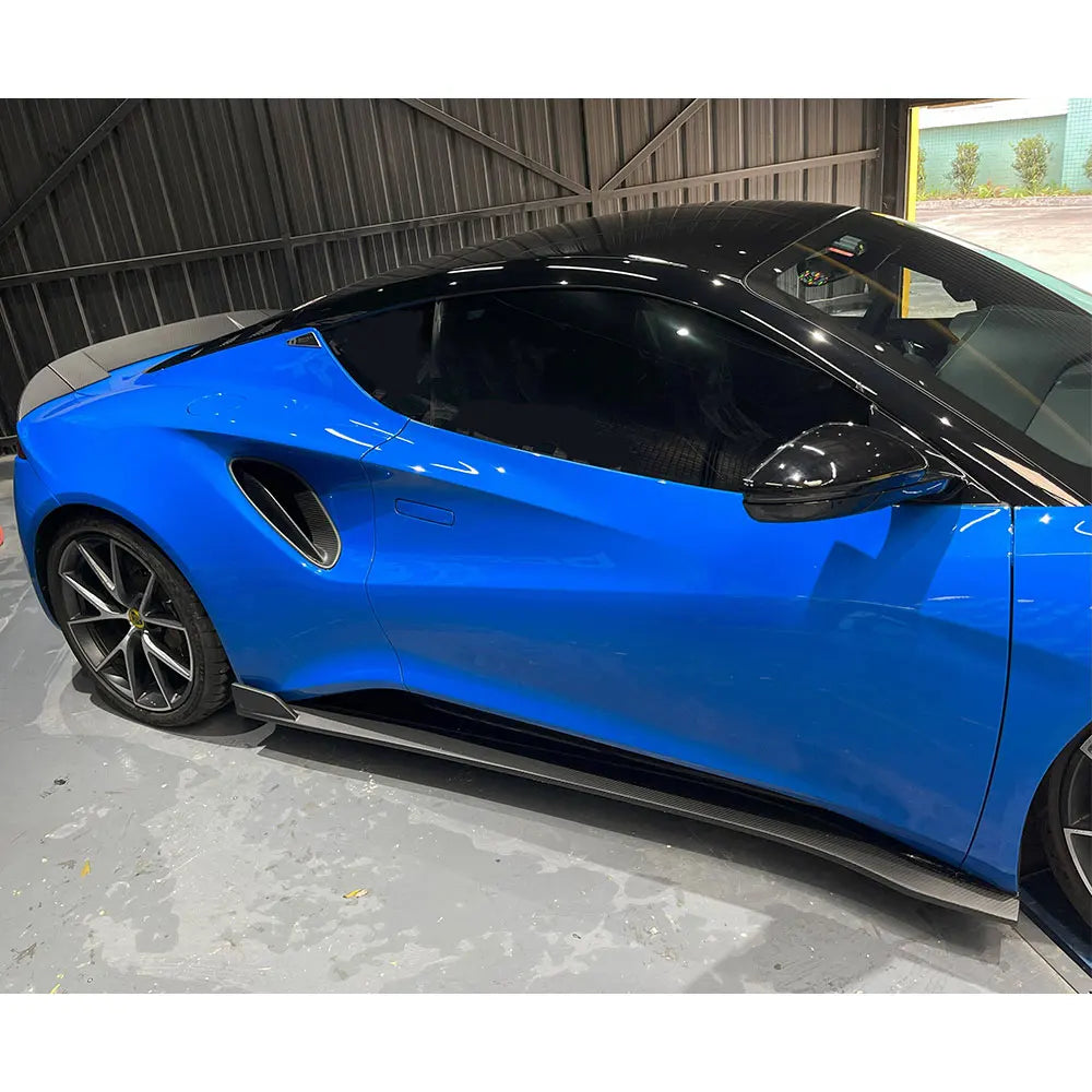 Side Skirts Real Dry Carbon Fiber For Lotus Emira Trim Body Kits Car Accessories Auto Parts