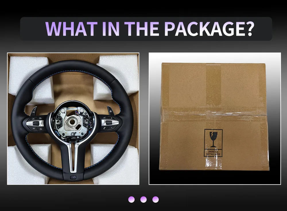 For BMW M Series Steering Wheel F10 F11 F20 F21 F30 F31 F34 F32 F33 F36 F23 M3 M5 M6 E90 E70 Steering Wheel Car Accessories Part