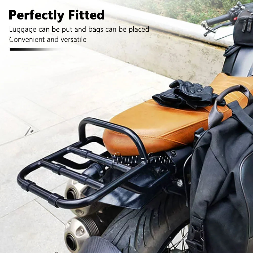 Motorcycle Rear Seat Luggage Rack With Handle Grip Support Shelf For BMW R9T RNINET Scrambler RnineT Pure R nineT Urban G/S