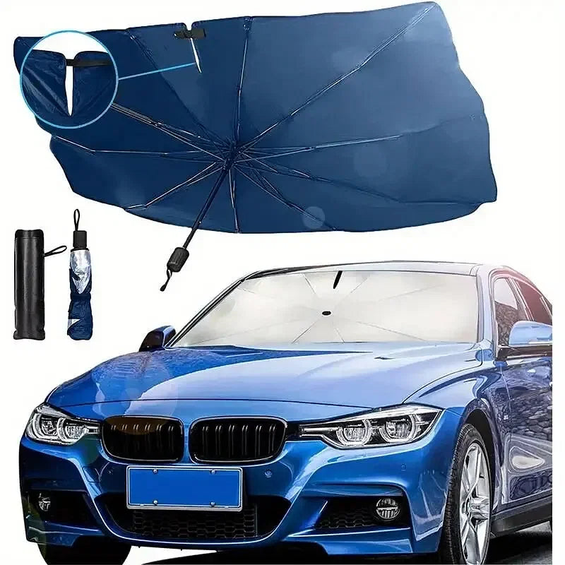 Color: WHITE - Hot Selling Summer Car Sunshade Umbrella, in Car - Premium Exterior Accessories from NoEnName_Null - Just $39.99! Shop now at Rapidvehicles