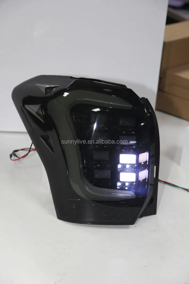 2013-2015 Year For Subaru For Forester LED Strip Rear Light Chrome Housing Smoke Black Cover TW