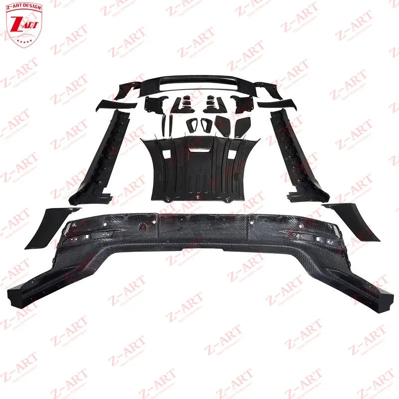Z-ART 992 GT3RS OEM Body Kit for Porsche 992 GT3 RS  Dry Carbon Fiber OEM Kit for Porsche 911 GT3 RS 2022+ Plastic To Dry Carbon
