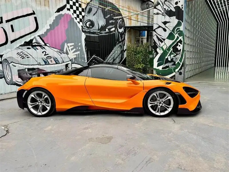 New McLaren 720S Bodykit Carbon Fiber 765LT Includes Front Bumper Side Skirt Rear Bumper Rear Wing Fender Exhaust All New