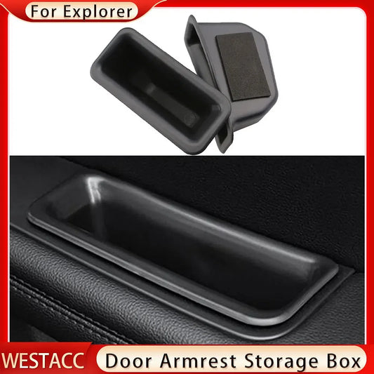 Color Name: Green - 2Pcs/set ABS Car Door Armrest Storage Box for - Premium Interior Accessories from WESTACC - Just $16.99! Shop now at Rapidvehicles