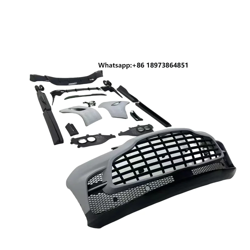 Facelift Car Front Bumper Grilles Rear Bumpers Exhaust Pipes Side Skirts Carbon Body Kit for Aston Martin DBX 707 Bodykit