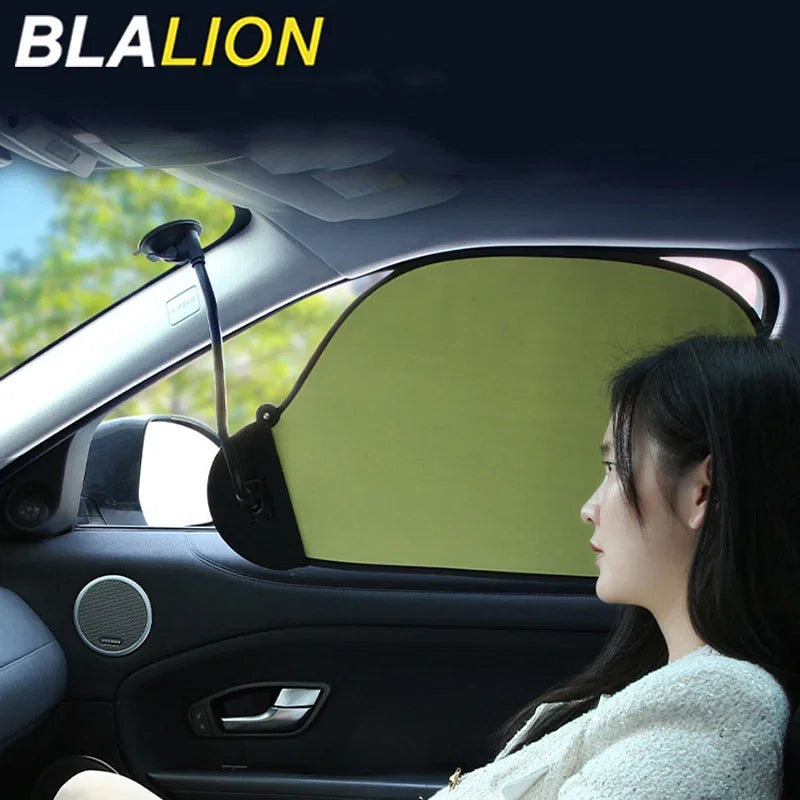 Color: Green - BLALION Car Side Window Sun Shade UV Protection - Premium Exterior Accessories from NoEnName_Null - Just $32.99! Shop now at Rapidvehicles