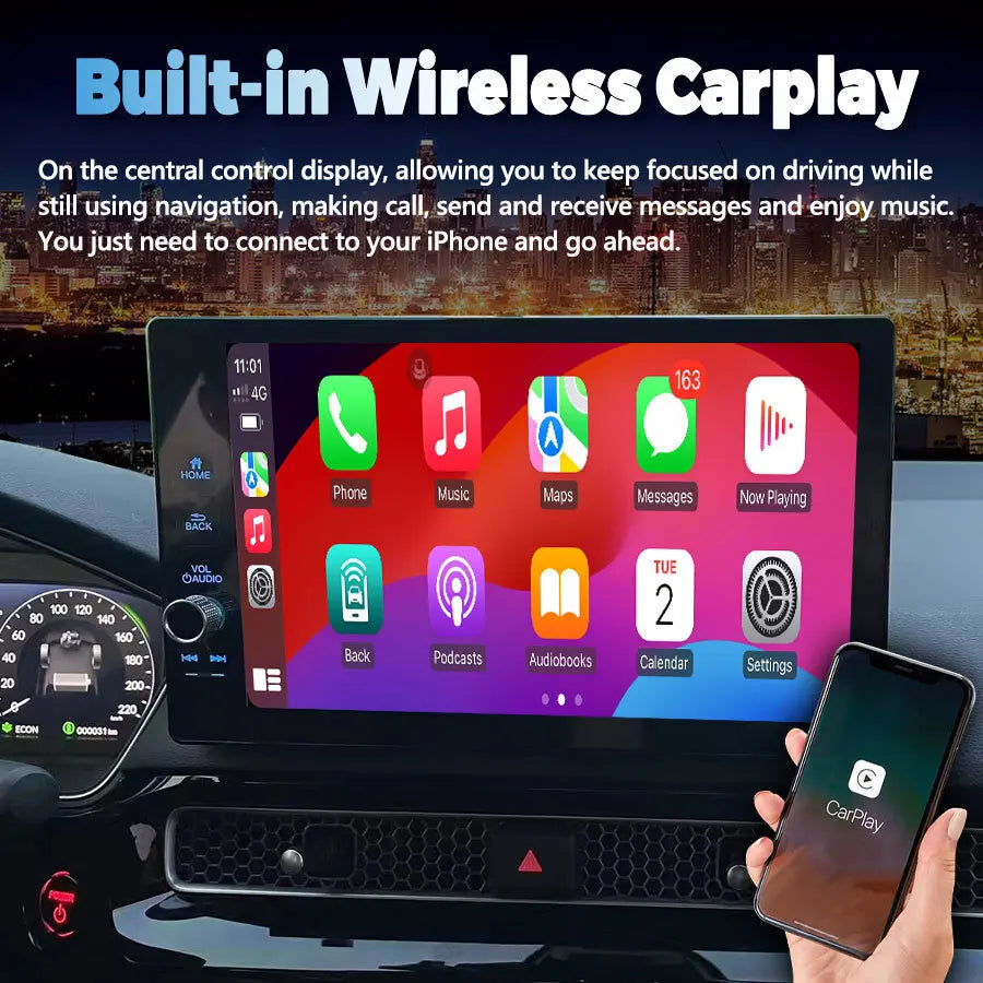 11.5" Android Screen For Honda CRV Cr-v 2020 2021 2022 2023 GPS CarPlay Car Radio Multimedia Video Player Automotive Navigation