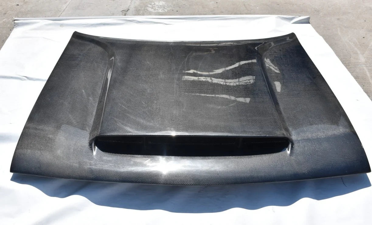 Vented Carbon Fiber Hood For Dodge Challenger